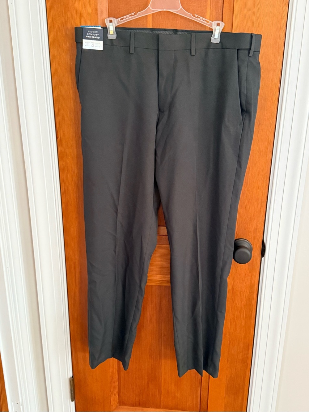 NWT Haggar Black Dress Pants 36x30